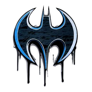 Batman Logo Graffiti Style Png 05042024 PNG Image