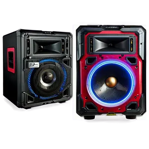 Battery Powered Dj Speakers Png Vhc PNG Image