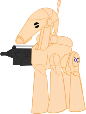 Battle Droid Illustration PNG Image