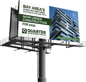 Bay Area Construction Billboard Ad PNG Image