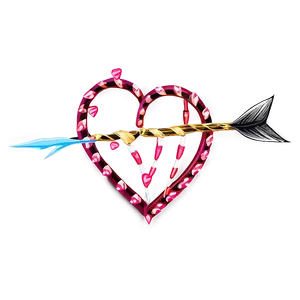 Be My Valentine Arrow Heart Png 73 PNG Image