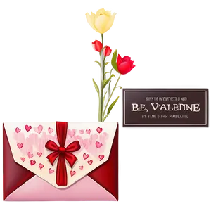 Be My Valentine Envelope Png Jor20 PNG Image