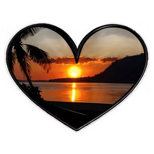 Be My Valentine Sunset Png Vep77 PNG Image