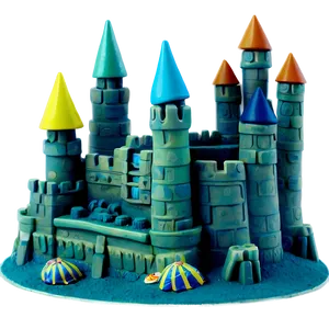 Beach Sand Castle Png Euj PNG Image