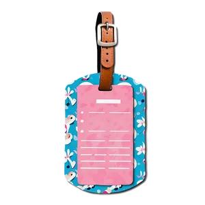 Beach Theme Luggage Tag Png Gue32 PNG Image