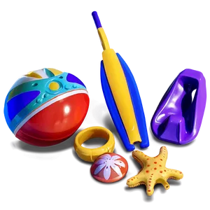 Beach Toys Set Png 81 PNG Image