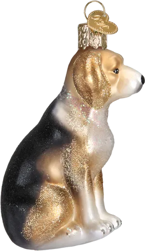 Beagle Christmas Ornament PNG Image