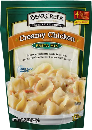 Bear Creek Creamy Chicken Pasta Mix Package PNG Image