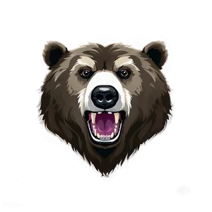 Bear Face D PNG Image