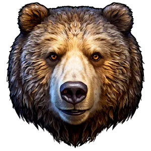 Bear Face Icon Png 96 PNG Image