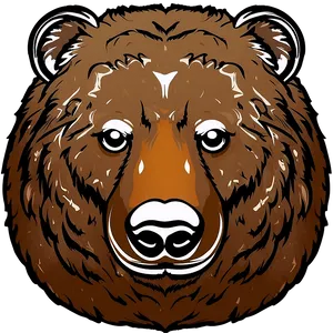 Bear Face Logo Png 06292024 PNG Image