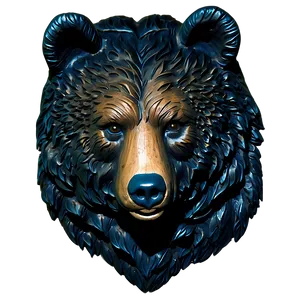 Bear Head Carving Png Nvq8 PNG Image