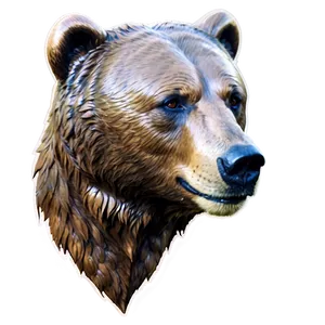 Bear Head Emblem Png Pas PNG Image