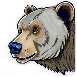 Bear Head Vector Png 46 PNG Image