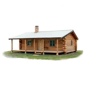 Bear's Log Cabin Png Teo PNG Image