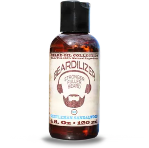 Beard Oil Sandalwood Collection PNG Image