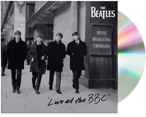 Beatles Liveatthe B B C Album Cover PNG Image