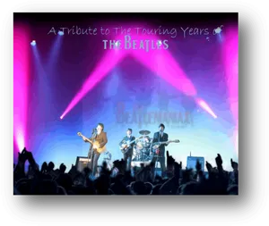 Beatles_ Tribute_ Concert_ Live_ Performance PNG Image