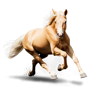 Beautiful Running Palomino Horse Png 11 PNG Image