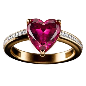 Beautiful Valentine's Day Ring Png Itm PNG Image