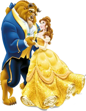 Beautyandthe Beast Dance PNG Image