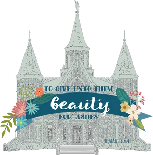 Beautyfor Ashes Church Illustration PNG Image