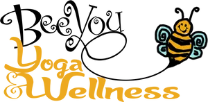 Bee You Yoga Wellness Logo PNG Image