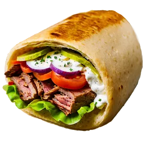 Beef Gyro Sandwich Png Yna59 PNG Image