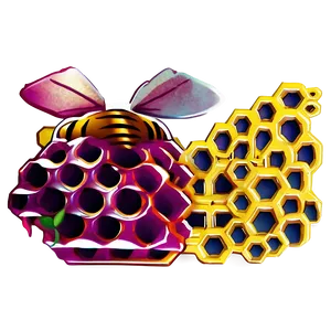 Beehive Pattern Background Png Uox66 PNG Image