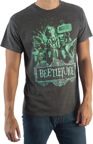 Beetlejuice Movie Graphic T Shirt PNG Image