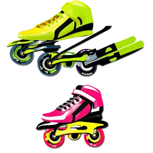 Beginner Rollerblades Png Bdt PNG Image