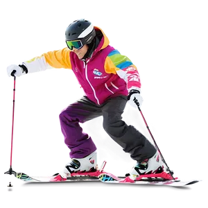 Beginner Ski Lesson PNG Scn PNG