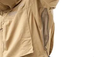 Beige Jacket Closeup PNG Image