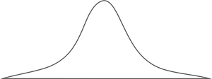 Bell Curve Graph Simple Blue Background PNG Image