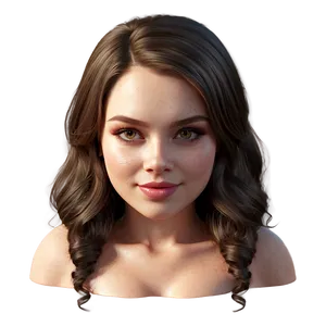 Bella Cute Illustration Png Khh18 PNG Image