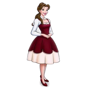 Belle Beauty And The Beast Outfit Png Bsh PNG Image