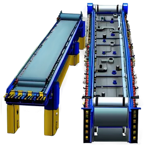 Belt Conveyor System Design Png Hog12 PNG Image