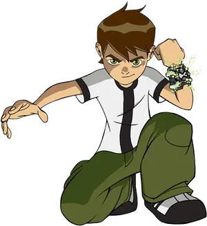 Ben10 Activating Omnitrix PNG Image