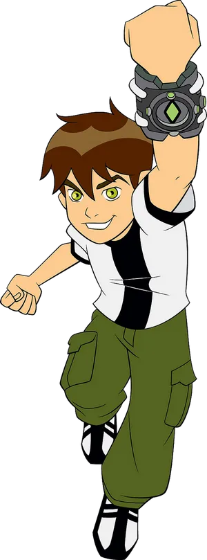 Ben10 Hero Pose PNG Image