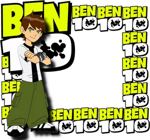 Ben10 Hero Posewith Omnitrix PNG Image