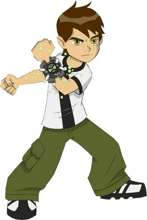 Ben10 Readyfor Action PNG Image