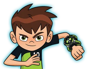 Ben10 Readyfor Action PNG Image