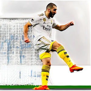 Benzema Scoring Penalty Png 18 PNG Image