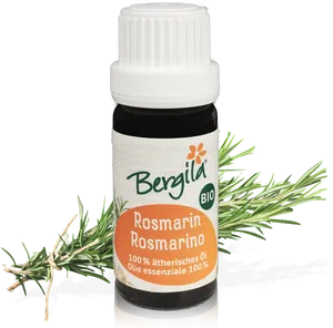 Bergila Bio Rosemary Essential Oil PNG Image