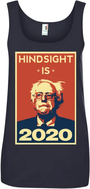 Bernie Sanders Hindsight2020 Tank Top PNG Image