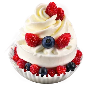 Berries And Cream Png Fjj PNG Image