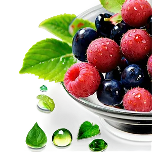 Berries With Dew Drops Png Gnb88 PNG Image