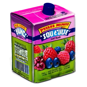 Berry Juice Box Png 99 PNG Image