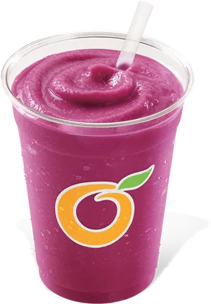 Berry Smoothie Transparent Cup PNG Image