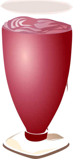 Berry Smoothiein Red Blender PNG Image